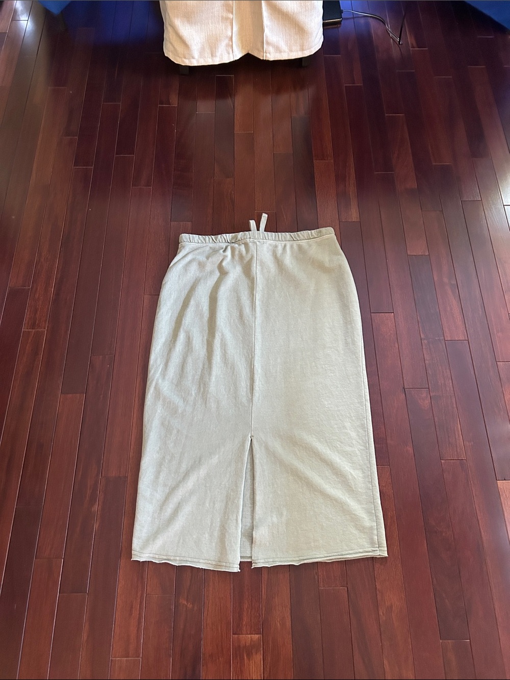 Thread & Supply Women's Green Drawstring Midi Skirt - Picture 3 of 7